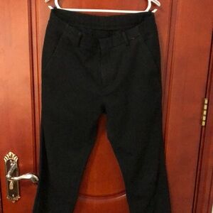 Women's black casual trousers